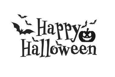 Cadılar Bayramı. 31 Ekim. Tatil konsepti. Arkaplan, afiş, kart, yazılı poster şablonu. Vektör EPS10 illüstrasyonu.