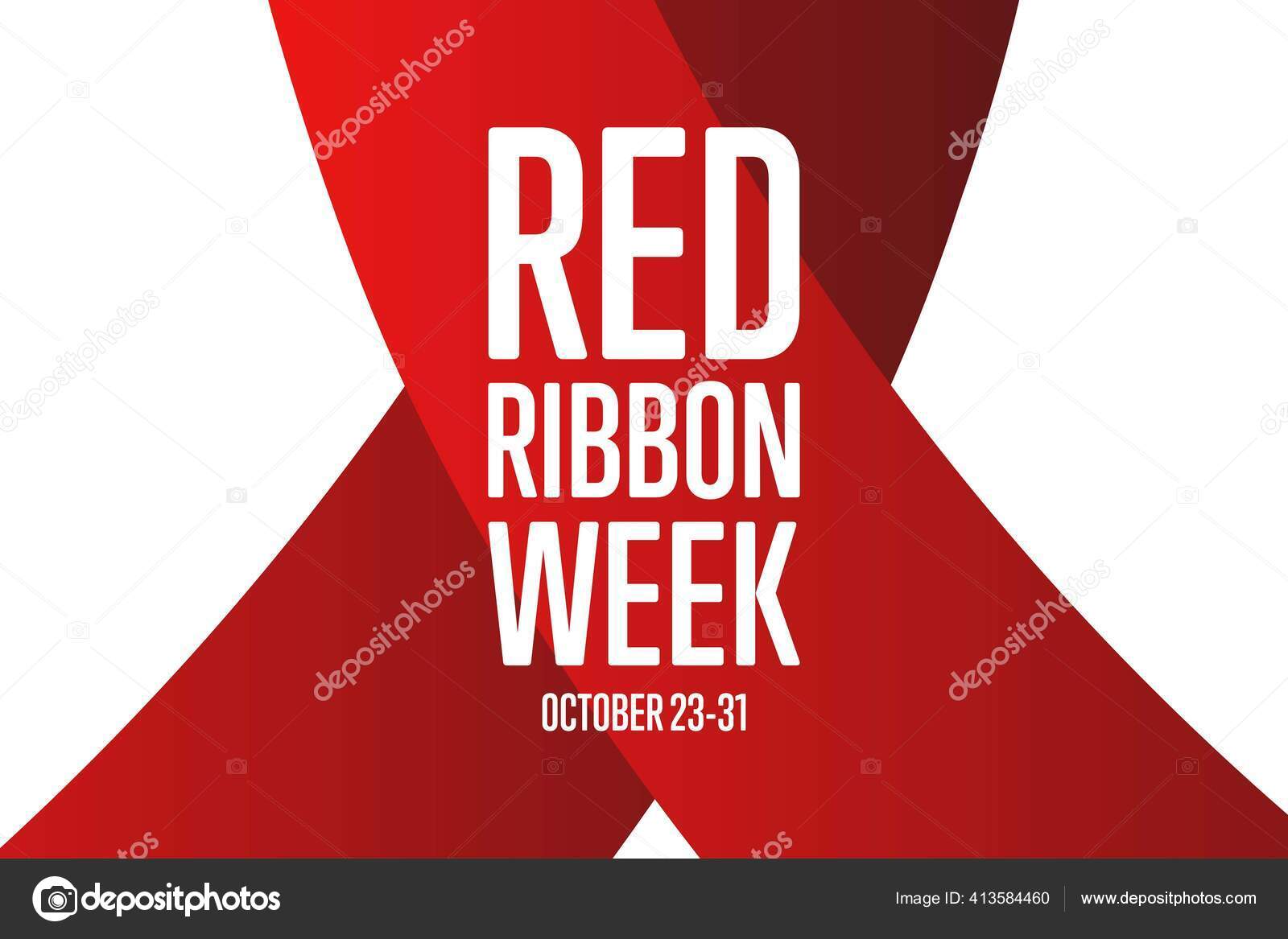 National Red Ribbon Week. October 2331. Holiday concept. Template for