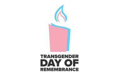 Transgender Day of Remembrance. November 20. Holiday concept. Template for background, banner, card, poster with text inscription. Vector EPS10 illustration. clipart
