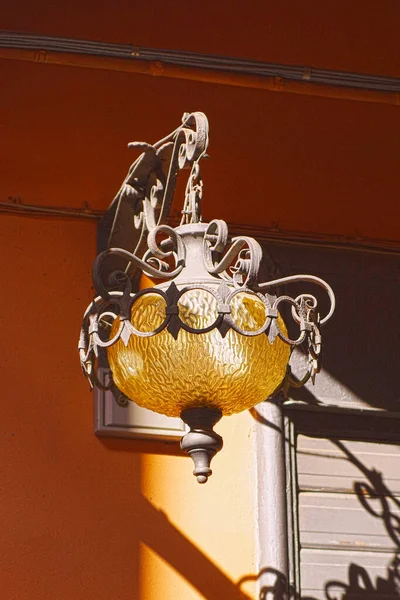 Openwerk City Lantern Bologna Street — Stockfoto