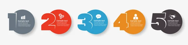 En küçük Infographic tasarım şablonu ile kutsal kişilerin resmi ve 5 seçenekleri veya adımları vektör. Süreç diyagramı, sunumlar, iş akışı düzeni, afiş, akış şeması, bilgi grafik için kullanılabilir.