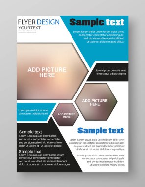 İş broşür afiş tasarım şablonu. Yayıncılık, baskı ve sunum kullanmak olabilir. Vektör. EPS 10