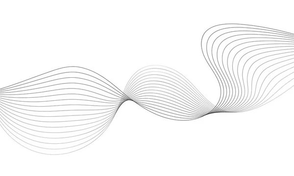 Abstract Golfelement Voor Design Digitale Frequentie Track Equalizer Gestileerde Lijn — Stockvector