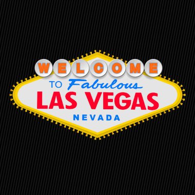 Hoşgeldiniz muhteşem Las Vegas Nevada. Arka plan