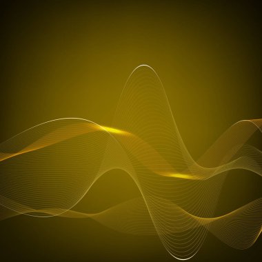 Tasarım için soyut dalga öğe. Dijital frekans parça ekolayzer. Stilize çizgi arka plan sanat. Karışım Aracı kullanılarak oluşturulan çizgilerle renkli parlak dalga. Eğri dalgalı çizgi, düz şerit