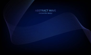 Tasarım için soyut dalga öğe. Dijital frekans parça ekolayzer. Stilize çizgi arka plan sanat. Karışım Aracı kullanılarak oluşturulan çizgilerle renkli parlak dalga. Eğri dalgalı çizgi, düz şerit