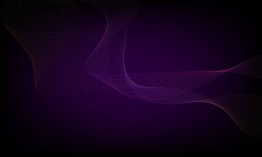 Tasarım için soyut dalga öğe. Dijital frekans parça ekolayzer. Stilize çizgi arka plan sanat. Karışım Aracı kullanılarak oluşturulan çizgilerle renkli parlak dalga. Eğri dalgalı çizgi, düz şerit