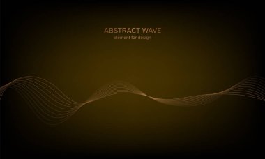 Tasarım için soyut dalga öğe. Dijital frekans parça ekolayzer. Stilize çizgi arka plan sanat. Karışım Aracı kullanılarak oluşturulan çizgilerle renkli parlak dalga. Eğri dalgalı çizgi, düz şerit