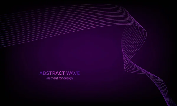 Abstrakt Våg Element För Design Digital Frekvens Spår Equalizer Stiliserade — Stock vektor