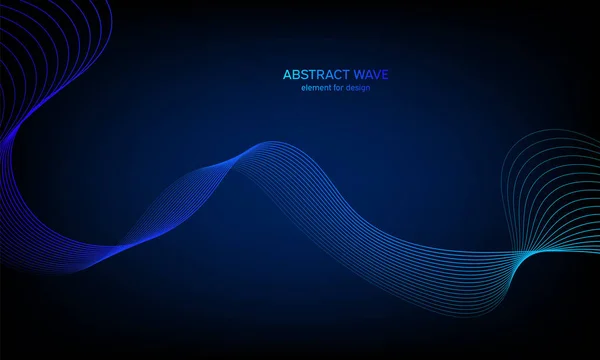 Absztrakt Wave Design Elem Digitális Frekvencia Pálya Equalizer Stilizált Vonal — Stock Vector