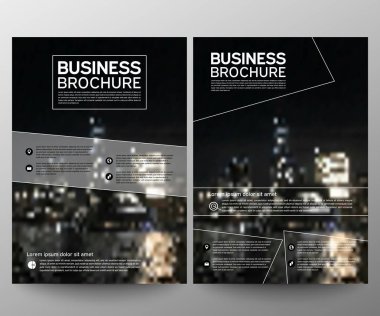 İş broşür afiş tasarım şablonu. Faaliyet raporu. Broşür kapak sunu soyut geometrik arka plan, modern yayını poster Dergisi, A4 boyutunda düzen. Ayarlayın. Vektör eps10.