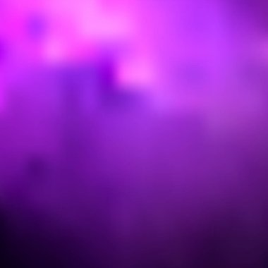 Illüstrasyon. Neon parıltı, ışıklar, parlayan çizgiler ve duman ile arka plan soyut mor. Pembe mavi, ultraviyole spektrum, lazer gösterisi, sis. Vektör