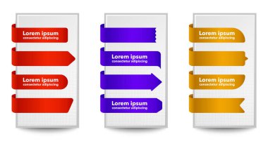 Çeşitli kurdelelerin koleksiyonu. Vektör şeritleri, çıkartmalar, etiketler, etiketler, rozetler, afişler. Satıldı, satıldı, satıldı. Çeşitli şablon çıkartmalarının koleksiyonu. Satılık yazıtları olan etiketler