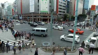 TOKYO, JAPONYA - CRKA MAYIS 2016: Akihabara 'daki kalabalık renkli tabelaların altından geçiyor. Tarihi elektronik bölge video oyunları, anime, manga ve bilgisayar ürünleri için bir alışveriş alanına dönüştü..