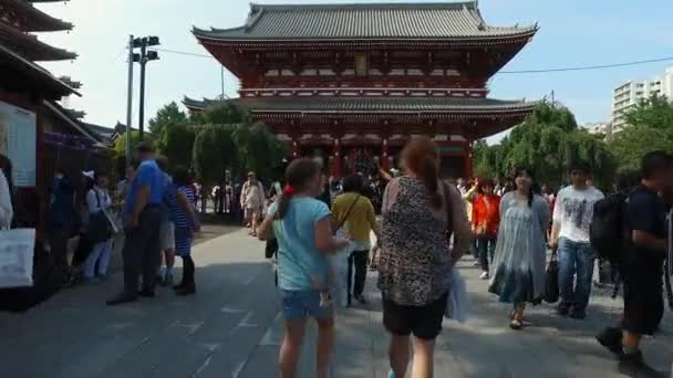 Kyoto Japan May 2016 Fushimi Inari Shrine One Famous Landmarks — Stock Video