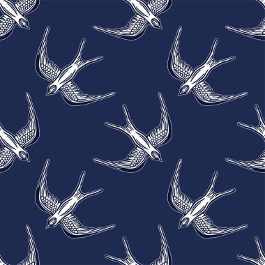 Dikişsiz desen arka plan ile doğrusal yutar.