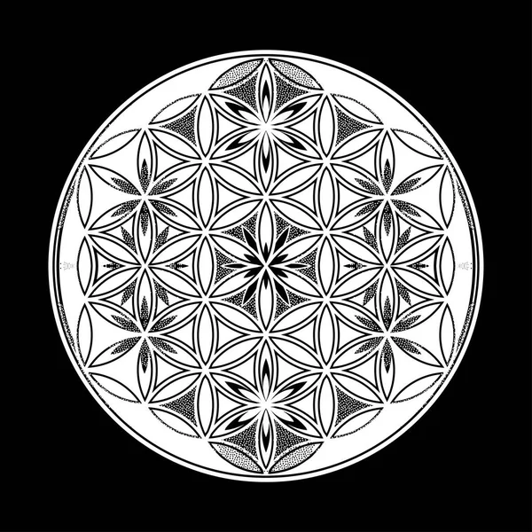 Flower of Life - intersecting circles forming.