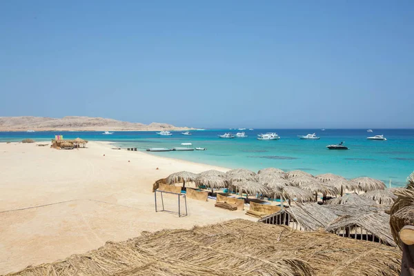 Mammy Island, Egypt, without people with boats