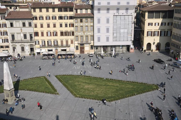 Φλωρεντία Ιταλία Απριλίου 2019 Θέα Στην Πλατεία Σάντα Μαρία Νοβέλα — Φωτογραφία Αρχείου