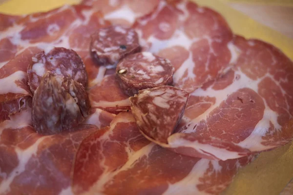 Charcuterie Salami Coppa — Photo