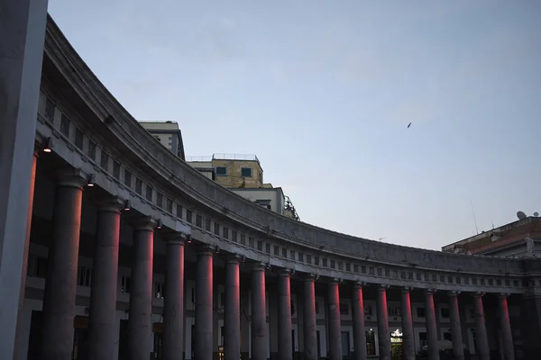 Napoli Marzo 2019 Veduta Della Basilica San Francesco Paola — Foto Stock