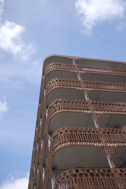 Amsterdam, Hollanda - 17 Mayıs 2018: Amsterdam Noord Binası