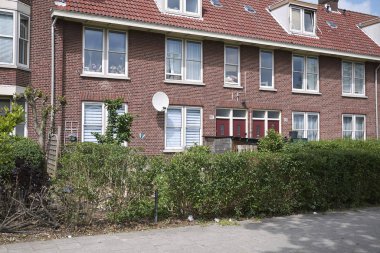 Amsterdam, Hollanda - 17 Mayıs 2018: Amsterdam Noord'daki ev