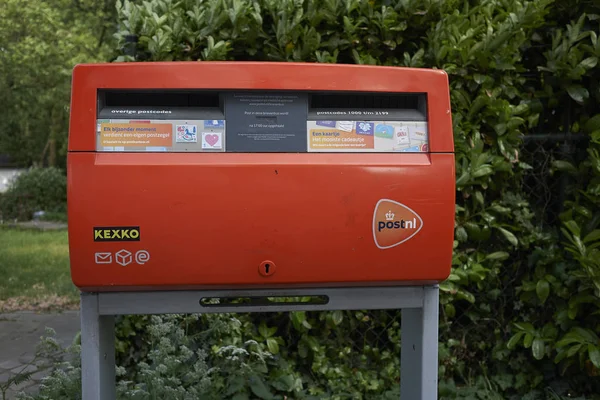 Amsterdam Holandia Maja 2018 Holenderski Box Pocztowy — Zdjęcie stockowe