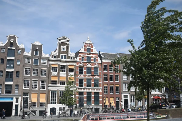 Amsterdam Holandia Maja 2018 Widok Amsterdam Houses — Zdjęcie stockowe