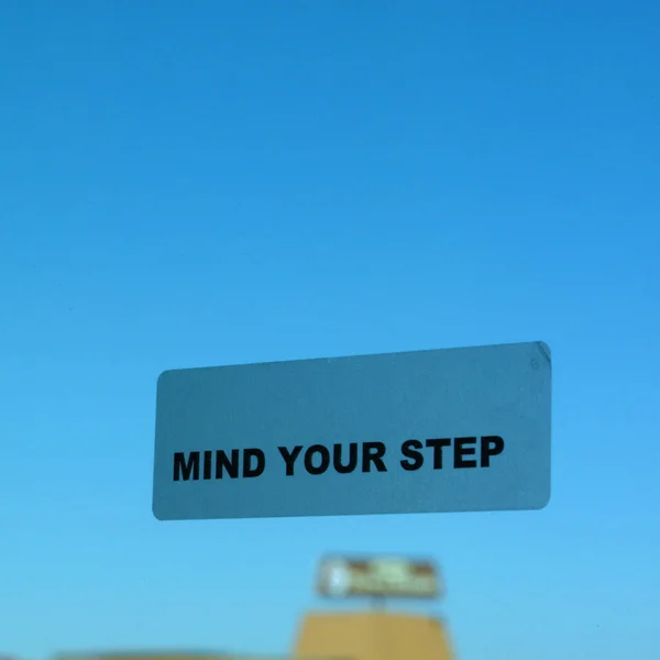 Mind your step — Stock Photo, Image