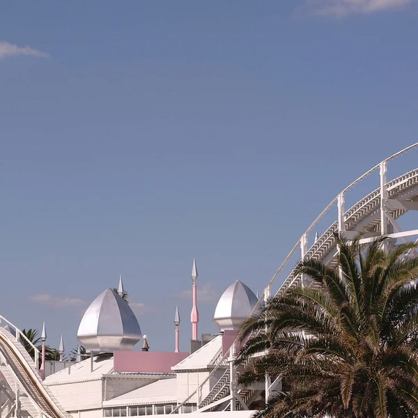 Freizeitpark am Strand von Kilda — Stockfoto