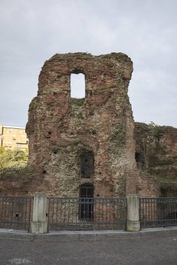 Bologna, Italya-Aralık 18, 2018: Galliera Kalesi görünümü