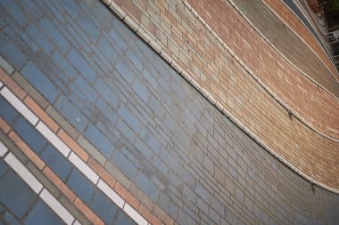 Bologna, Italya-18 Aralık 2018: renkli fayans