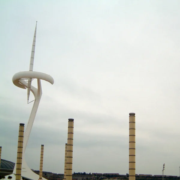 Barcelona Spain December 2001 Barcelona Olympic Stadium — Stock Photo, Image