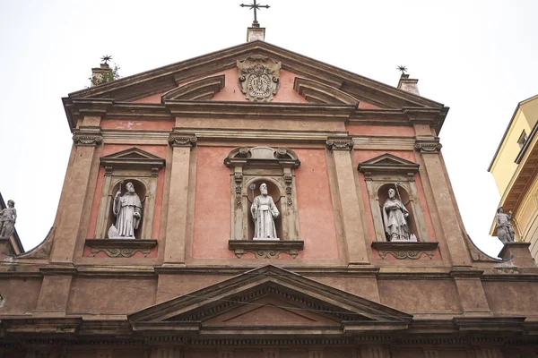 Болонья Италия Декабря 2018 Года Вид Церковь Сан Бенедетто — стоковое фото