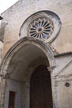 Cosenza, Italya-13 Haziran 2018: San Domenico Kilisesi görünümü