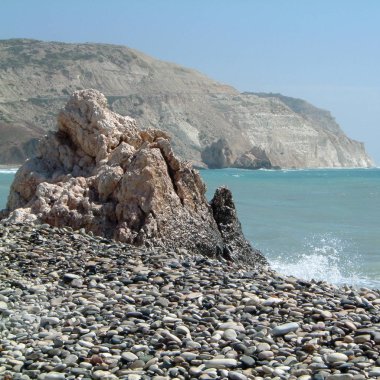 Kıbrıs, Yunanistan-Mart 12, 2002: Aphrodite 's Rock