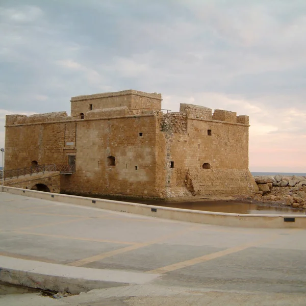 Kıbrıs Yunanistan Mart 2002 Pafos Castle — Stok fotoğraf