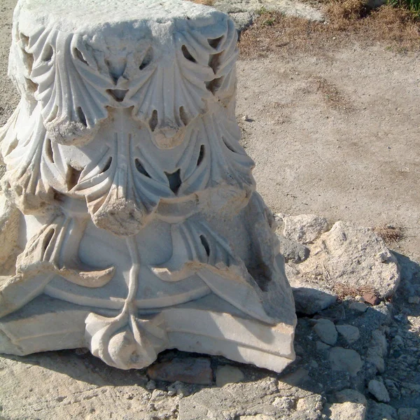 Cipro Grecia Marzo 2002 Sito Archeologico Kourio — Foto Stock