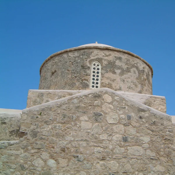 キプロス ギリシャ 2002年3月15日 パナギア チョルテニ教会 — ストック写真