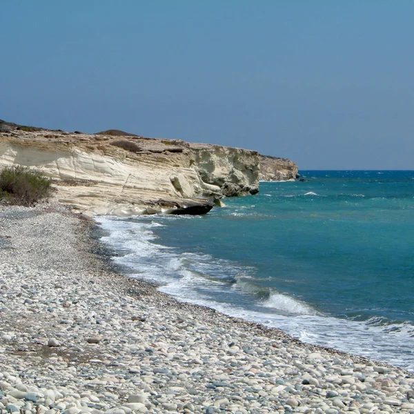 Cyprus Griekenland Maart 2002 Aphrodite Rock — Stockfoto