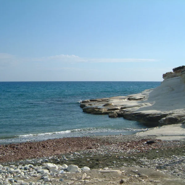Chipre Grecia Marzo 2002 Roca Afrodita — Foto de Stock
