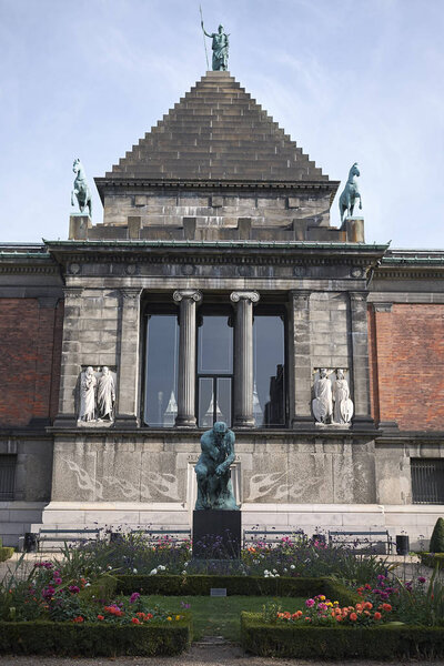 Copenhagen, Denmark - October 09, 2018: View of Ny Carlsberg Glyptotek