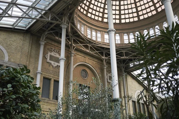 Copenhague Dinamarca Octubre 2018 Vista Cúpula Del Jardín Invierno Carlsberg —  Fotos de Stock