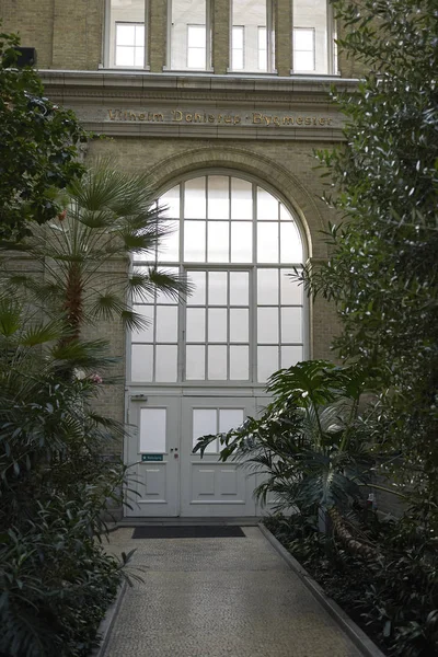 Copenhague Dinamarca Outubro 2018 Vista Jardim Inverno Carlsberg Glyptotek — Fotografia de Stock