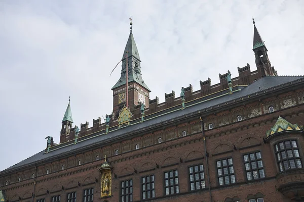 Kopenhagen Dänemark Oktober 2018 Blick Auf Das Kopenhagener Rathaus — Stockfoto