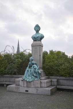 Kopenhag, Danimarka - 09 Ekim 2018 : Orleans Prensesi Marie Anıtı
