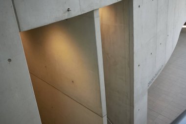 Kopenhag, Danimarka - 10 Ekim 2018 : Kraliyet Kütüphanesi iç görünümü