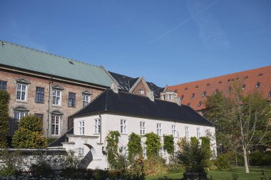 Kopenhag, Danimarka - 10 Ekim 2018:Biblioteks Görünümü Var