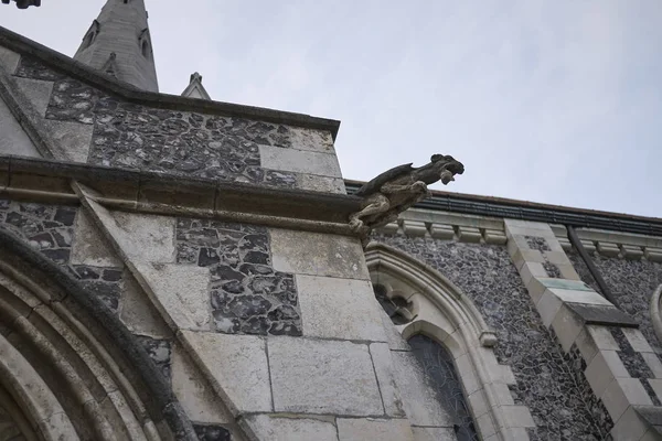 Copenhague Dinamarca Octubre 2018 Vista Iglesia San Alban Copenhague — Foto de Stock